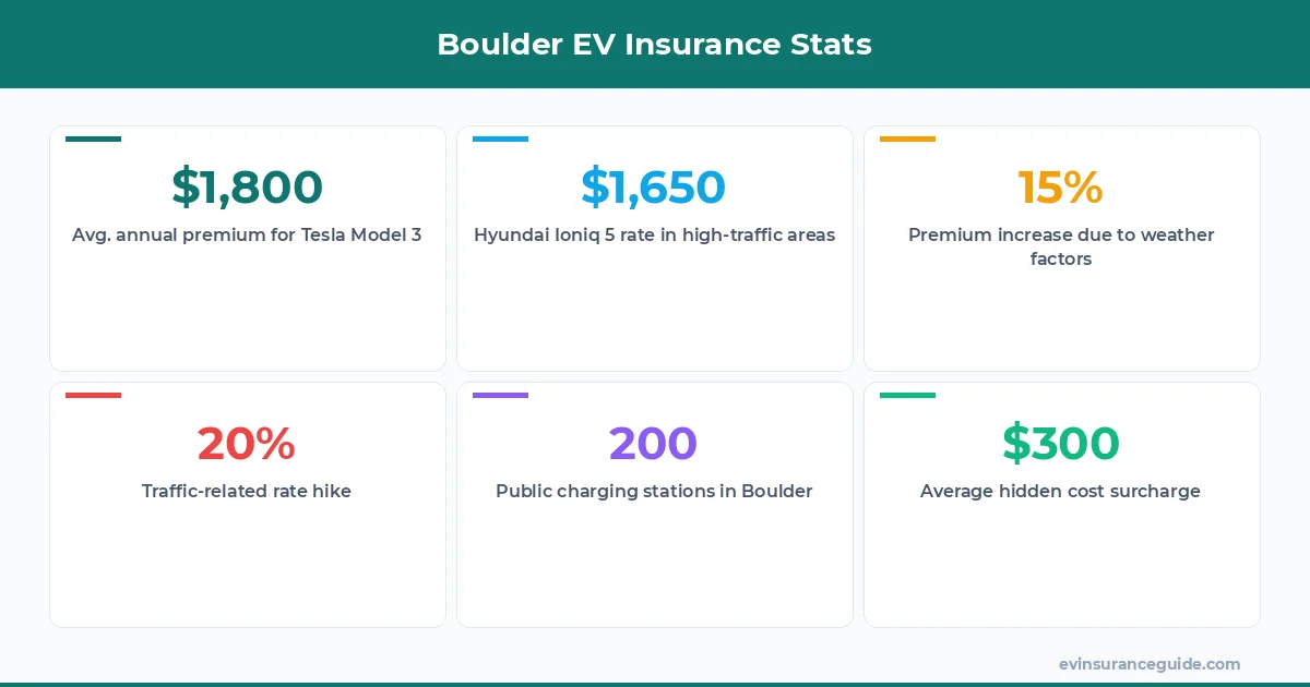 Boulder EV Insurance Stats