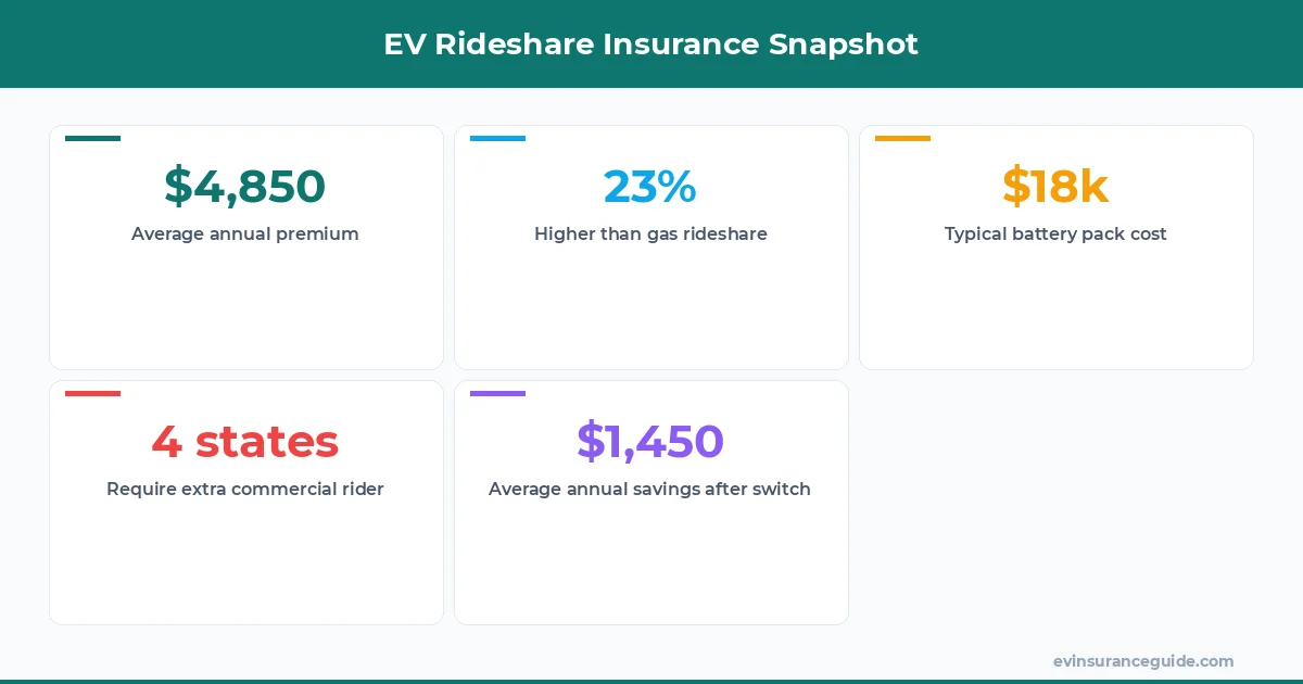 EV Rideshare Insurance Snapshot