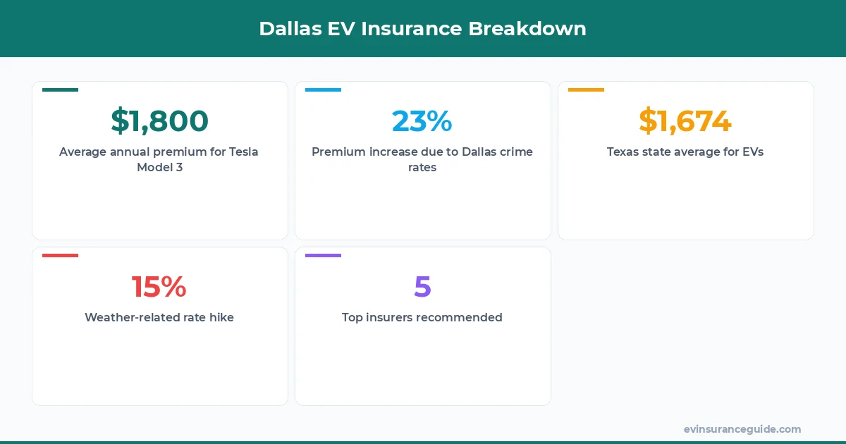 Dallas EV Insurance Breakdown
