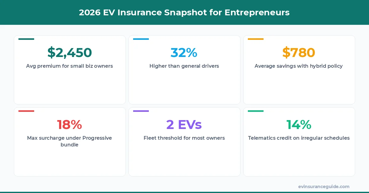 2026 EV Insurance Snapshot for Entrepreneurs
