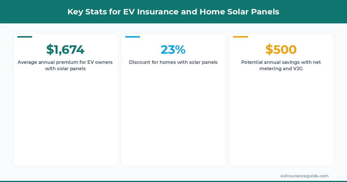 Key Stats for EV Insurance and Home Solar Panels