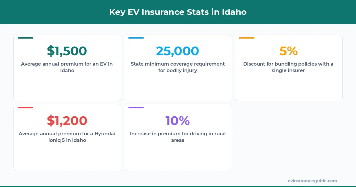 Key EV Insurance Stats in Idaho