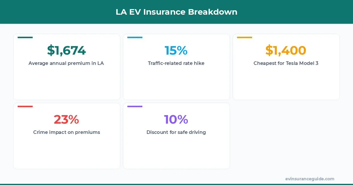 LA EV Insurance Breakdown