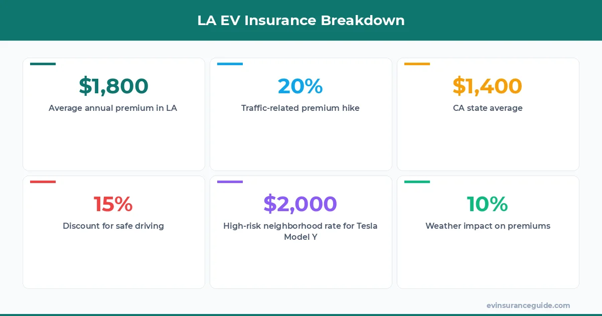 LA EV Insurance Breakdown