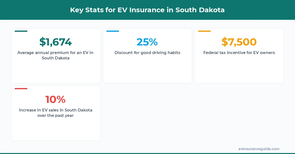 Key Stats for EV Insurance in South Dakota
