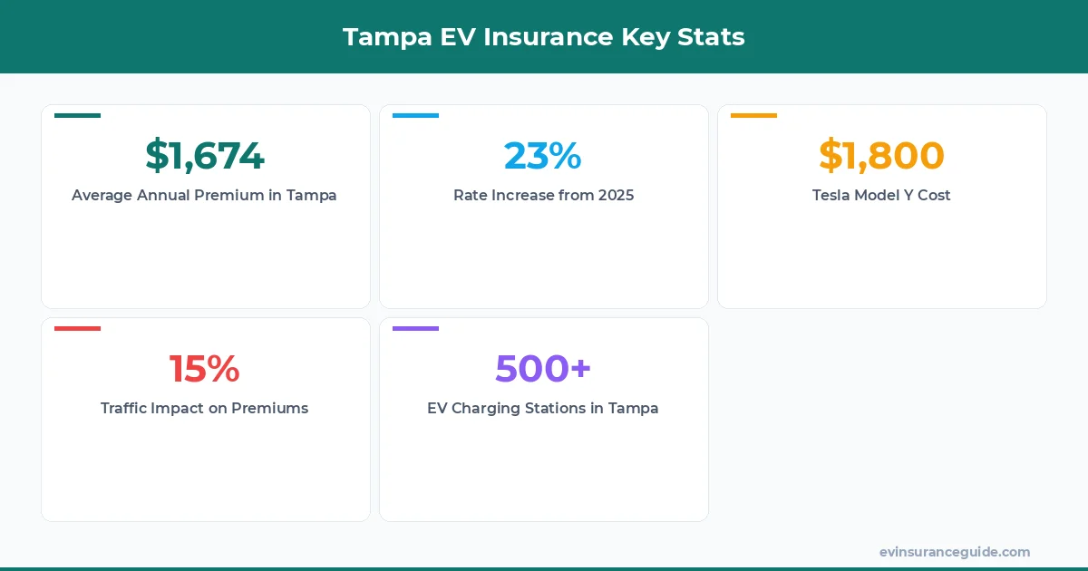 Tampa EV Insurance Key Stats