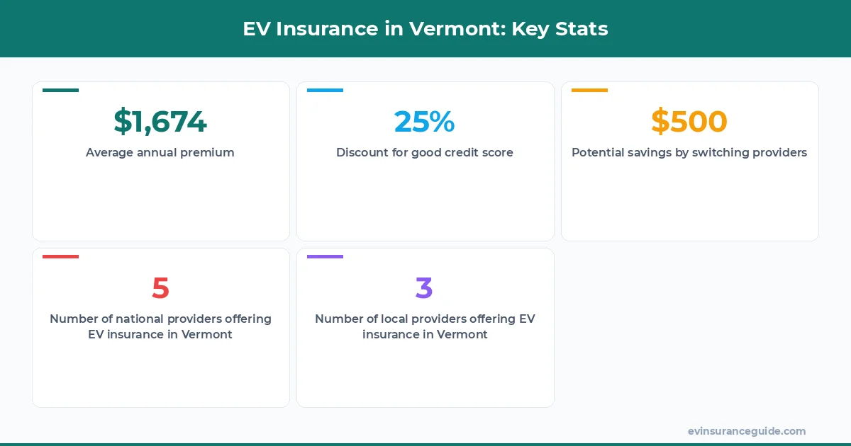 EV Insurance in Vermont: Key Stats