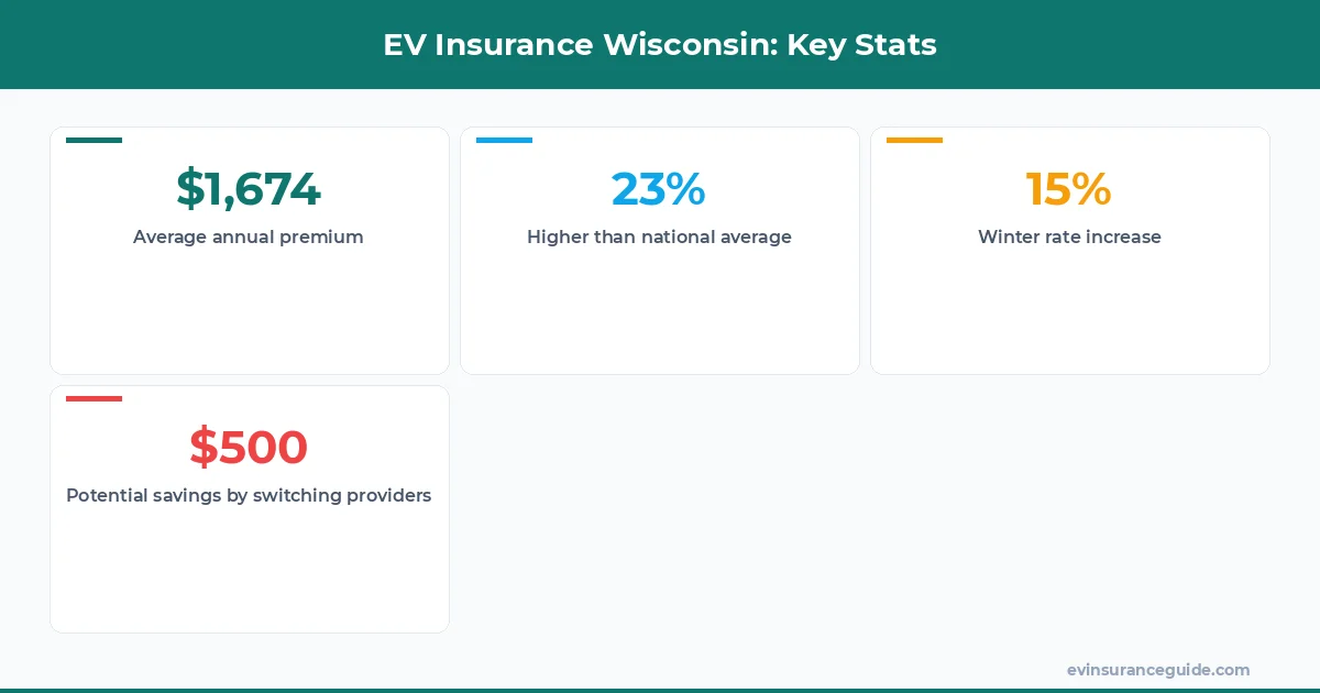 EV Insurance Wisconsin: Key Stats