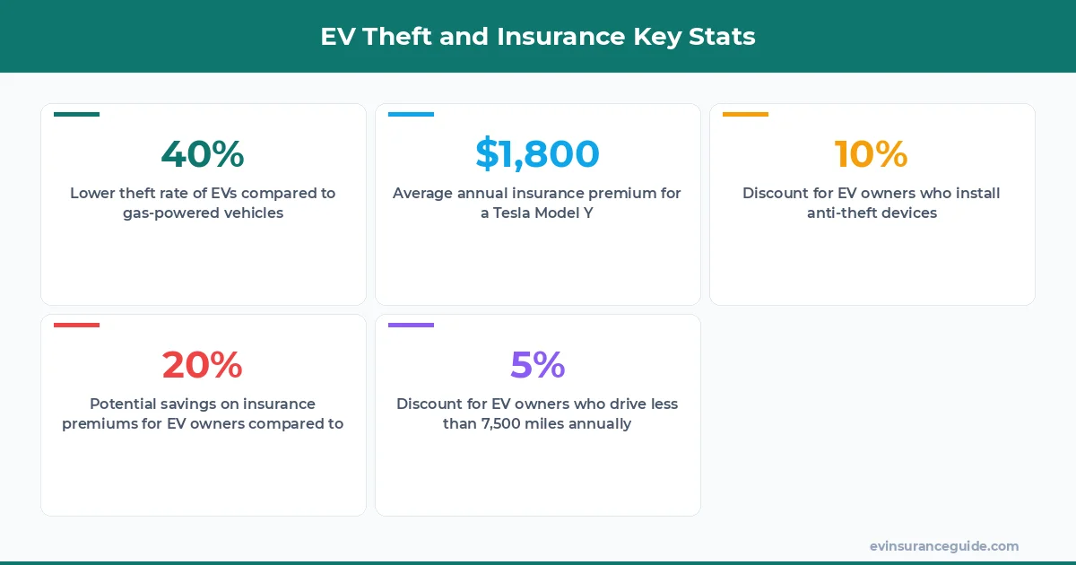 EV Theft and Insurance Key Stats