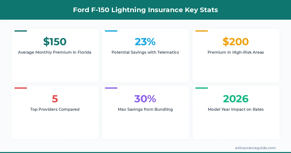 Ford F-150 Lightning Insurance Key Stats
