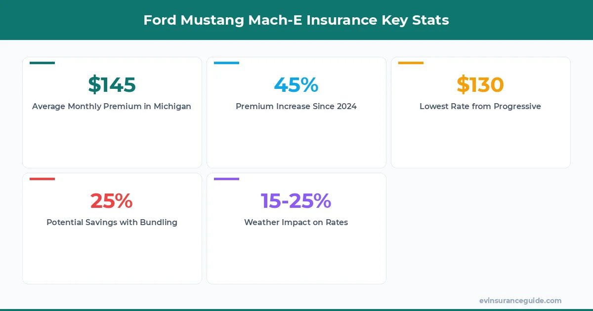 Ford Mustang Mach-E Insurance Key Stats