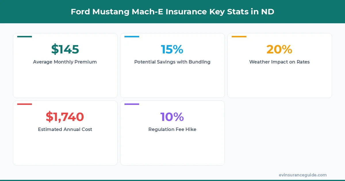 Ford Mustang Mach-E Insurance Key Stats in ND
