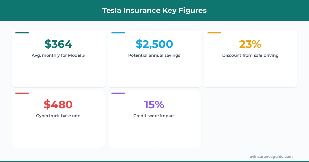 Tesla Insurance Key Figures