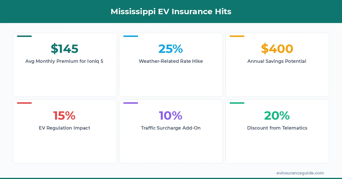 Mississippi EV Insurance Hits