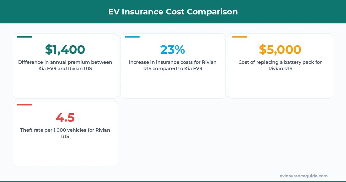EV Insurance Cost Comparison