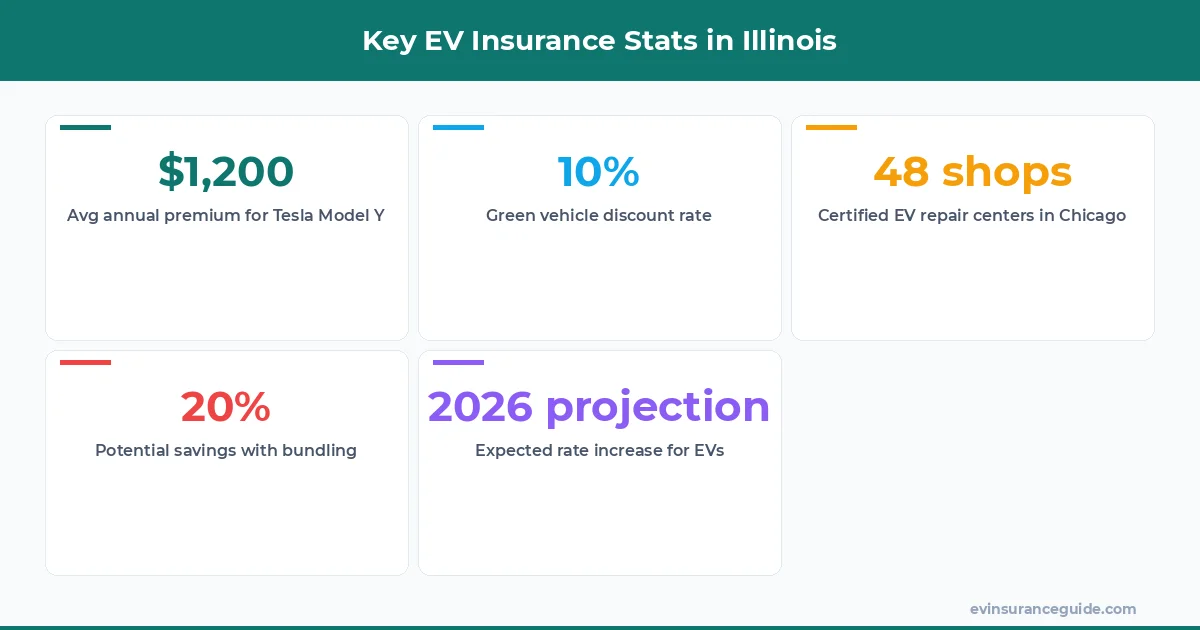 Key EV Insurance Stats in Illinois