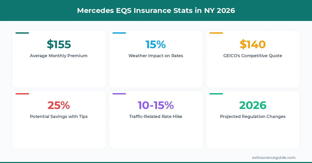 Mercedes EQS Insurance Stats in NY 2026