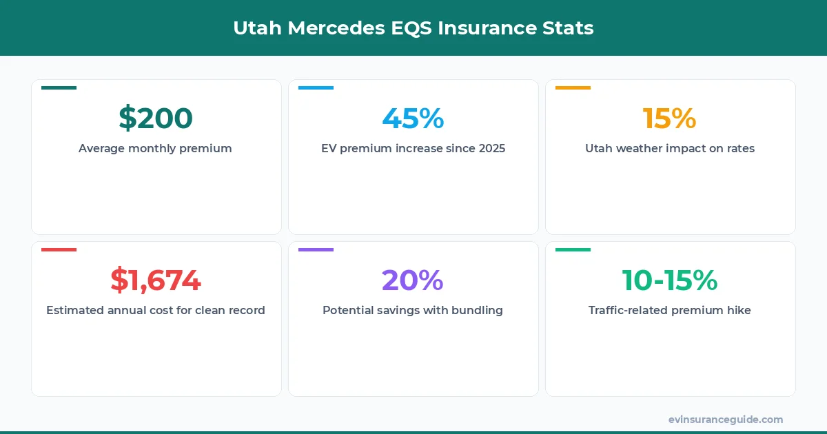 Utah Mercedes EQS Insurance Stats
