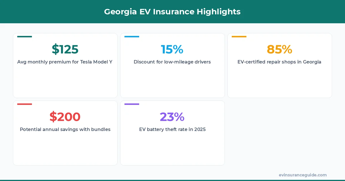 Georgia EV Insurance Highlights