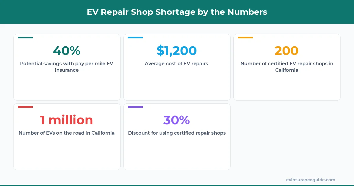 EV Repair Shop Shortage by the Numbers