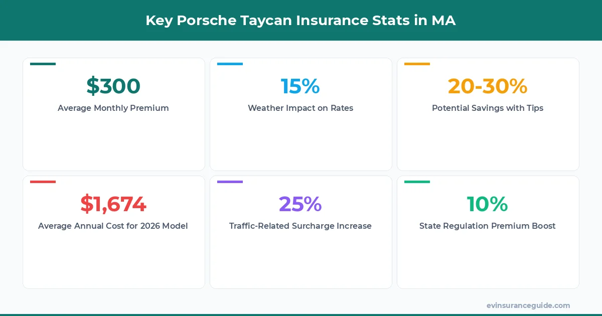 Key Porsche Taycan Insurance Stats in MA