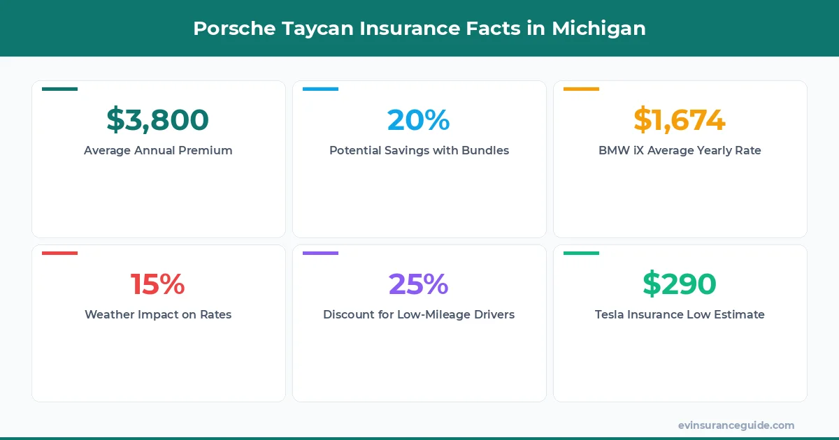 Porsche Taycan Insurance Facts in Michigan