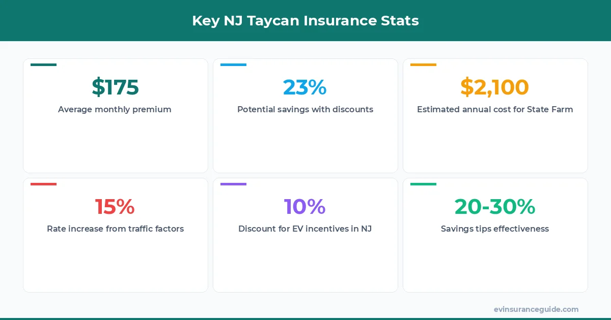 Key NJ Taycan Insurance Stats