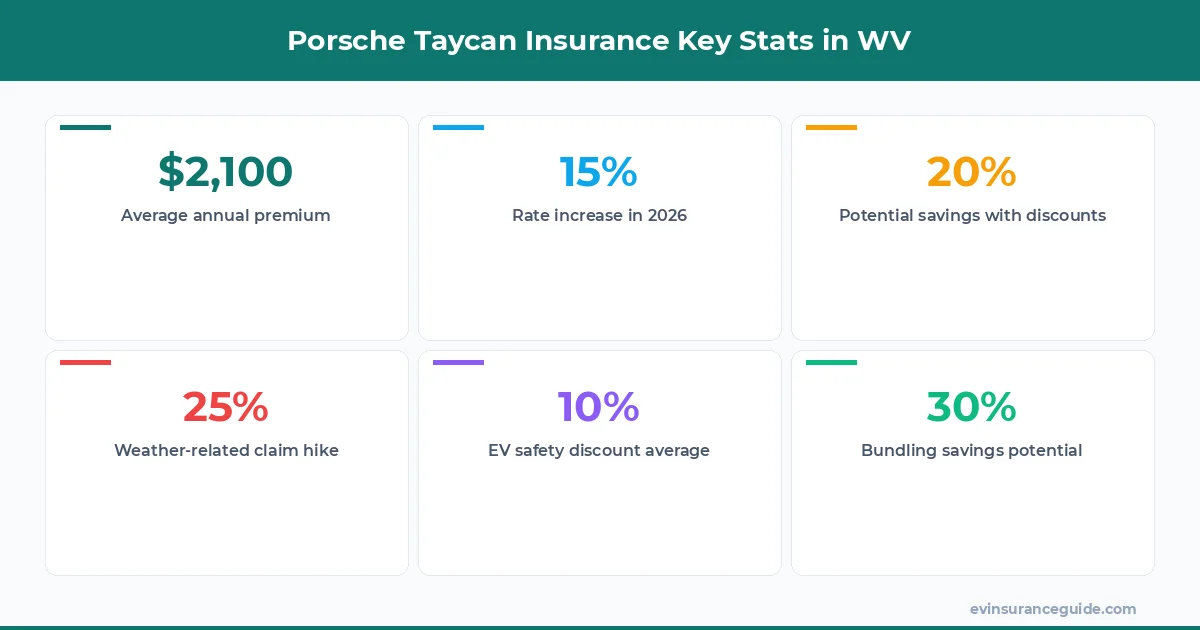 Porsche Taycan Insurance Key Stats in WV