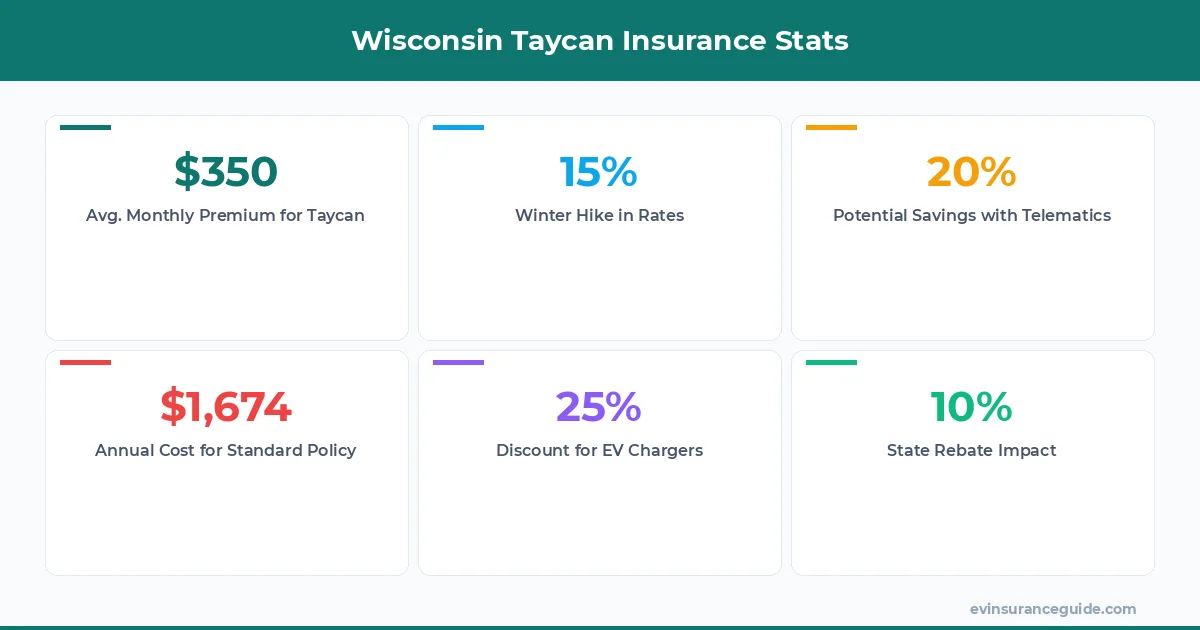Wisconsin Taycan Insurance Stats
