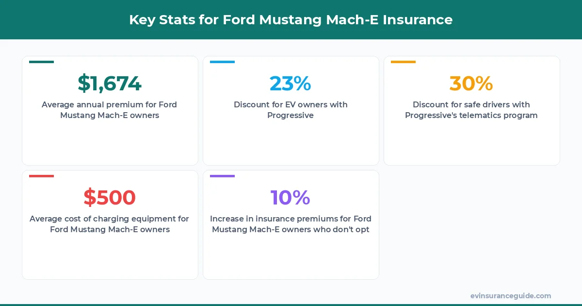 Key Stats for Ford Mustang Mach-E Insurance