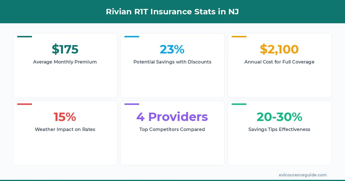 Rivian R1T Insurance Stats in NJ