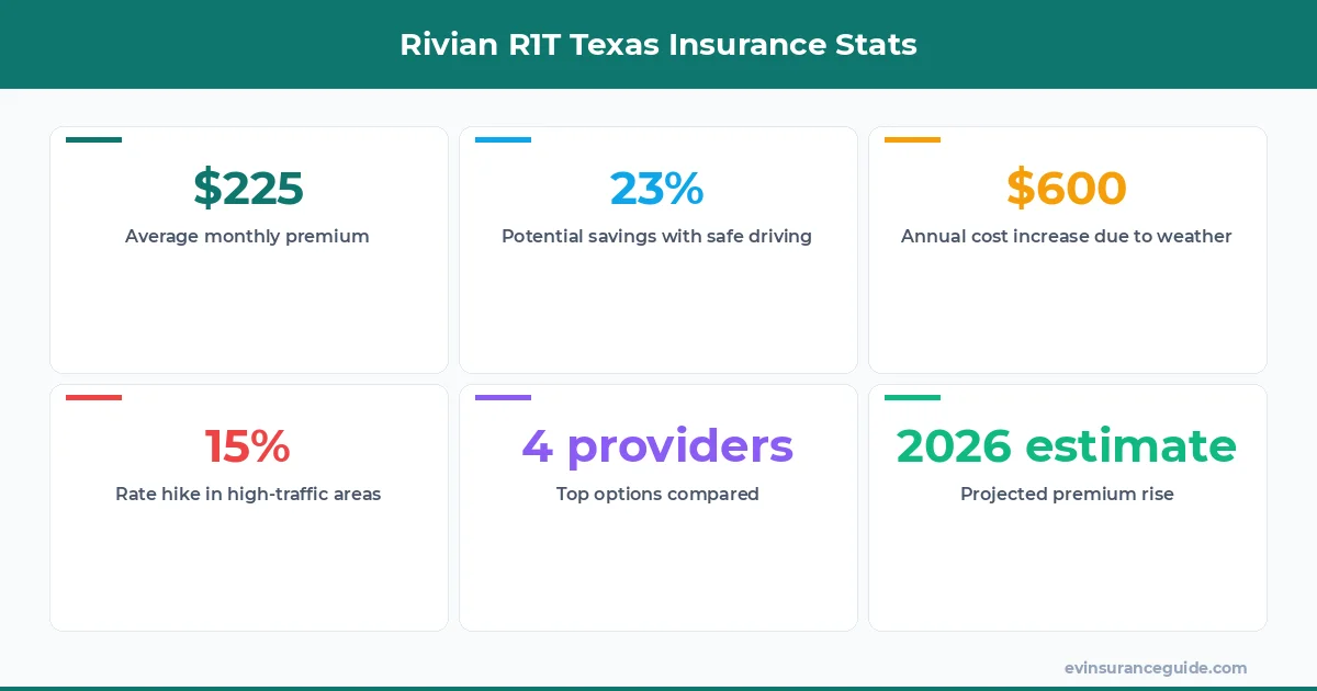 Rivian R1T Texas Insurance Stats