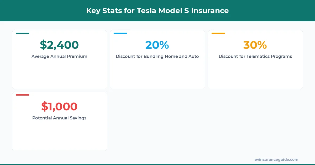 Key Stats for Tesla Model S Insurance