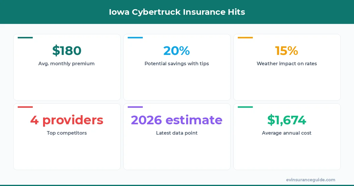 Iowa Cybertruck Insurance Hits