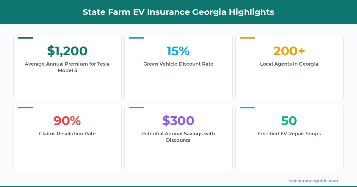 State Farm EV Insurance Georgia Highlights