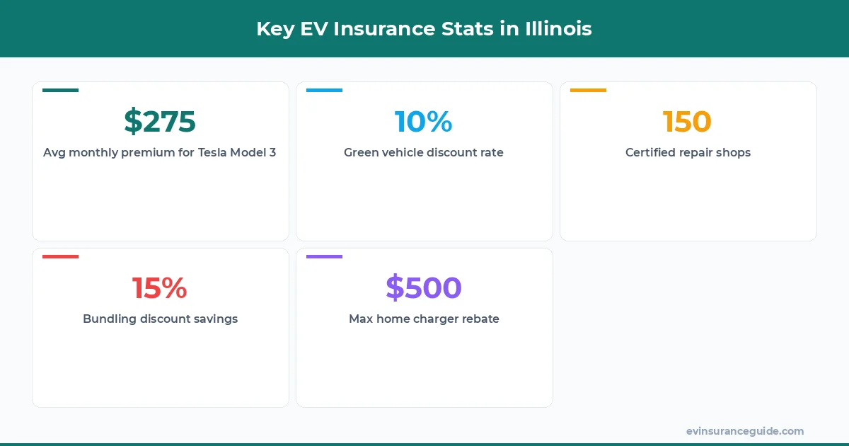 Key EV Insurance Stats in Illinois