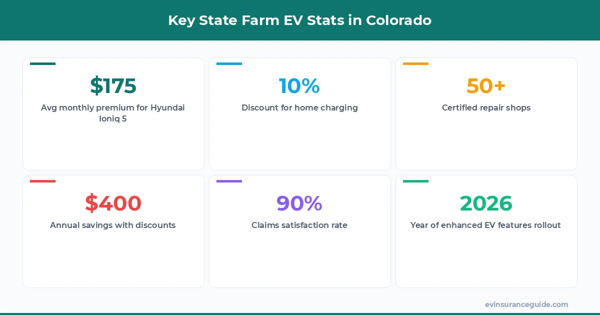 Key State Farm EV Stats in Colorado