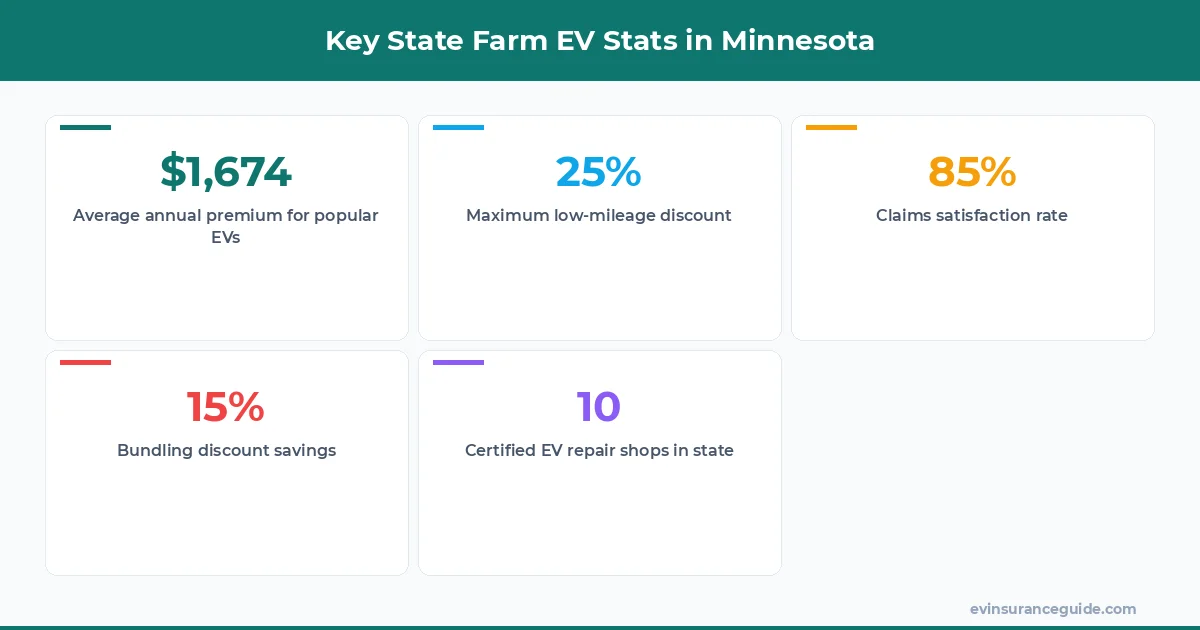 Key State Farm EV Stats in Minnesota