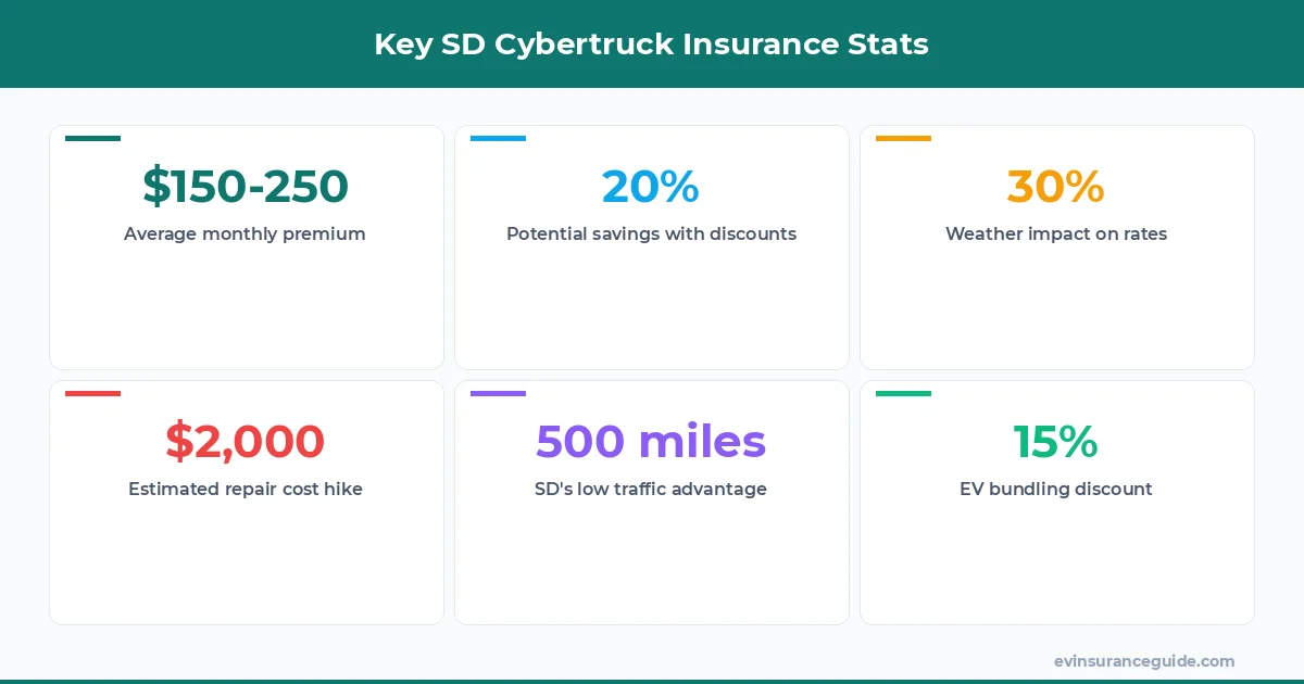 Key SD Cybertruck Insurance Stats