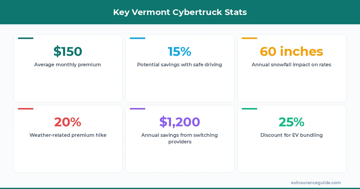Key Vermont Cybertruck Stats