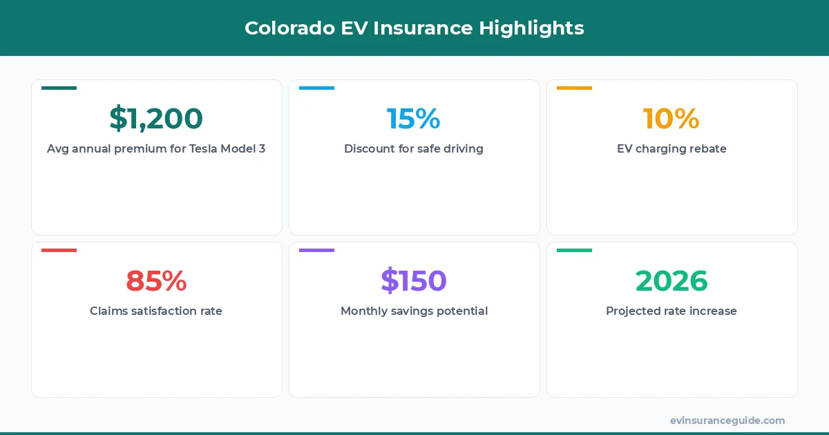 Colorado EV Insurance Highlights