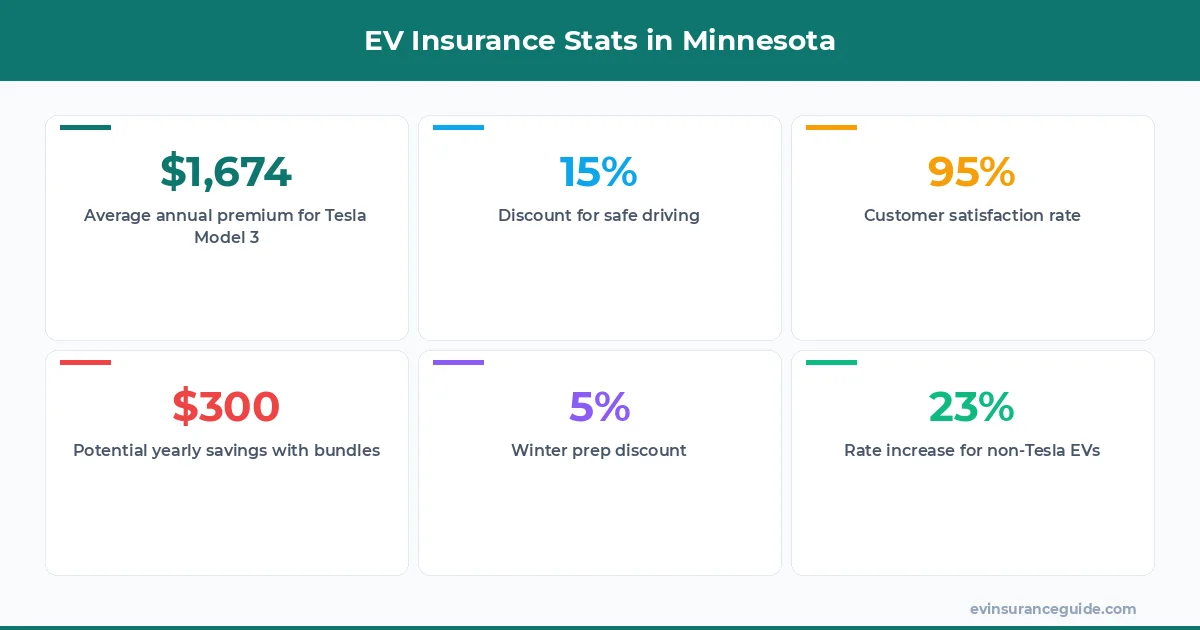 EV Insurance Stats in Minnesota