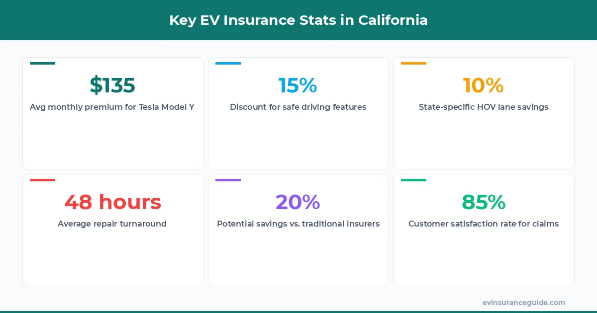 Key EV Insurance Stats in California