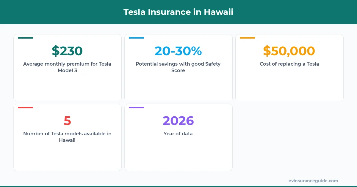 Tesla Insurance in Hawaii