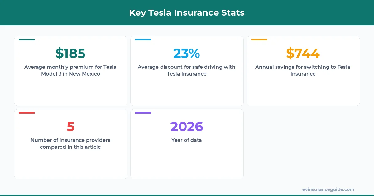 Key Tesla Insurance Stats
