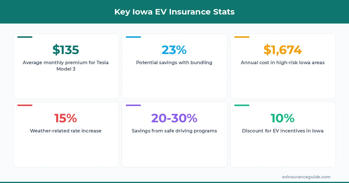 Key Iowa EV Insurance Stats
