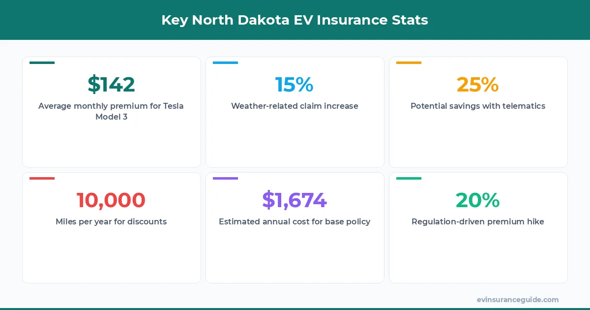 Key North Dakota EV Insurance Stats
