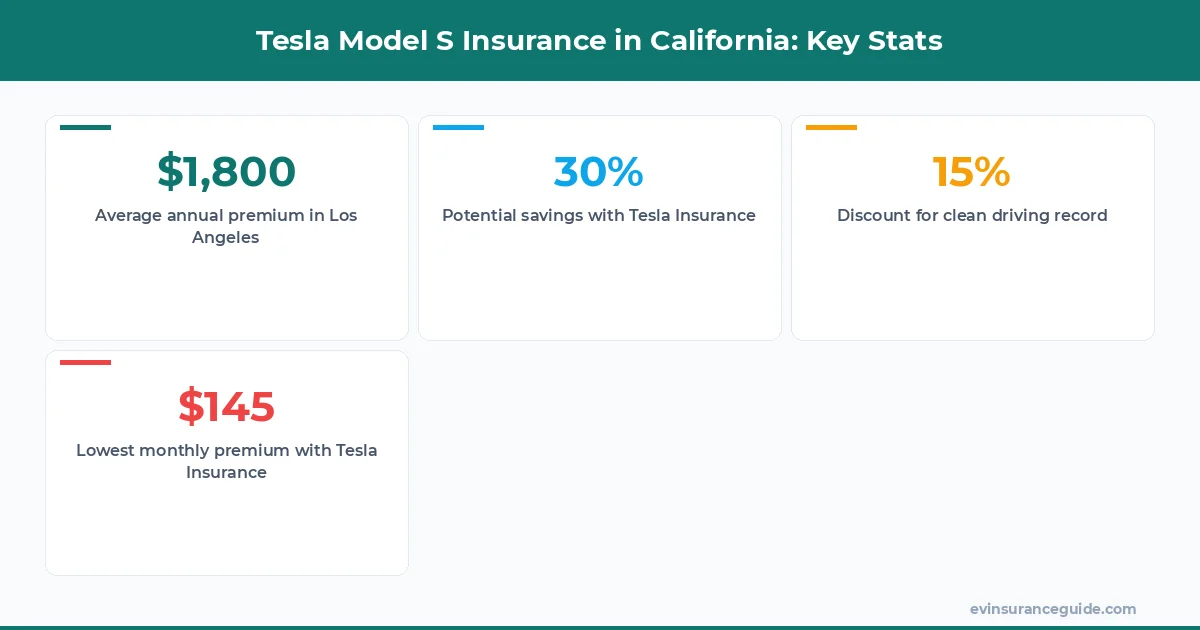 Tesla Model S Insurance in California: Key Stats