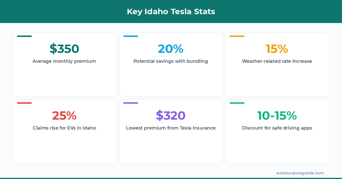 Key Idaho Tesla Stats