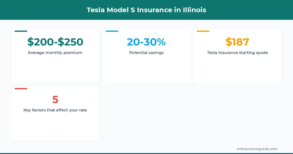 Tesla Model S Insurance in Illinois